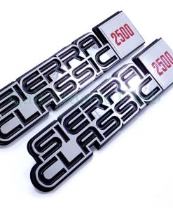 Emblema de placa de nombre del guardabarros 2Pc Sierra