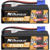 Nihewo Batería Lipo 3S, 2 Paquetes de Batería RC 11.1V
