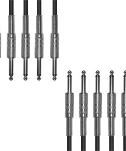 Cables de Audio para Guitarra 1/4 de Pulgada a 1/4 de