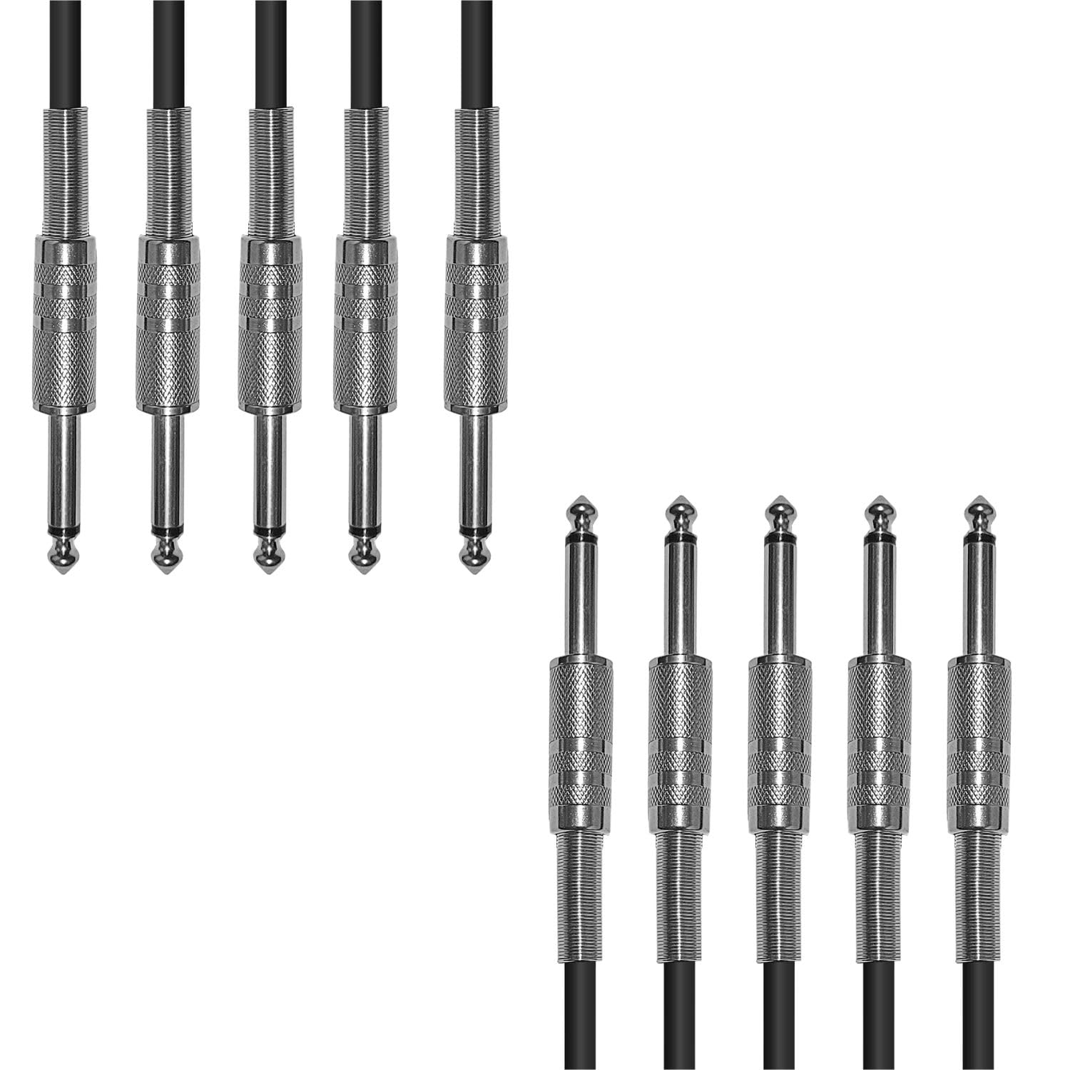 Cables de Audio para Guitarra 1/4 de Pulgada a 1/4 de