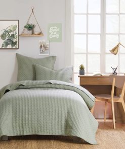 Juego de Edredón Levtex Home - Punto de Cruz Sage Desert -