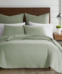 Juego de edredón Levtex Home - Cross Stitch Desert Sage -