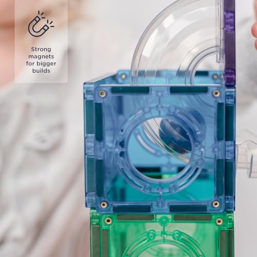 Paquete de Carrera de Bolas Arcoíris CONNETIX, 92 Piezas - Imagen 3