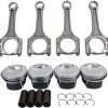 Juego de pistón y biela Koomaha de 23 mm de repuesto para