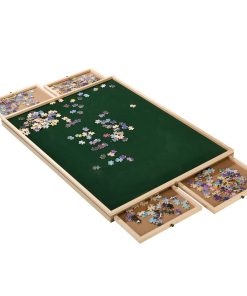 Tablero de Rompecabezas con 4 Cajones, Anwenwen Sostiene