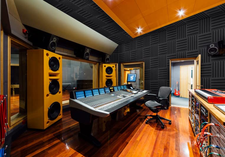 Focusound 24 Paquetes Paneles de Espuma Acústica 2" X 12" X - Imagen 8