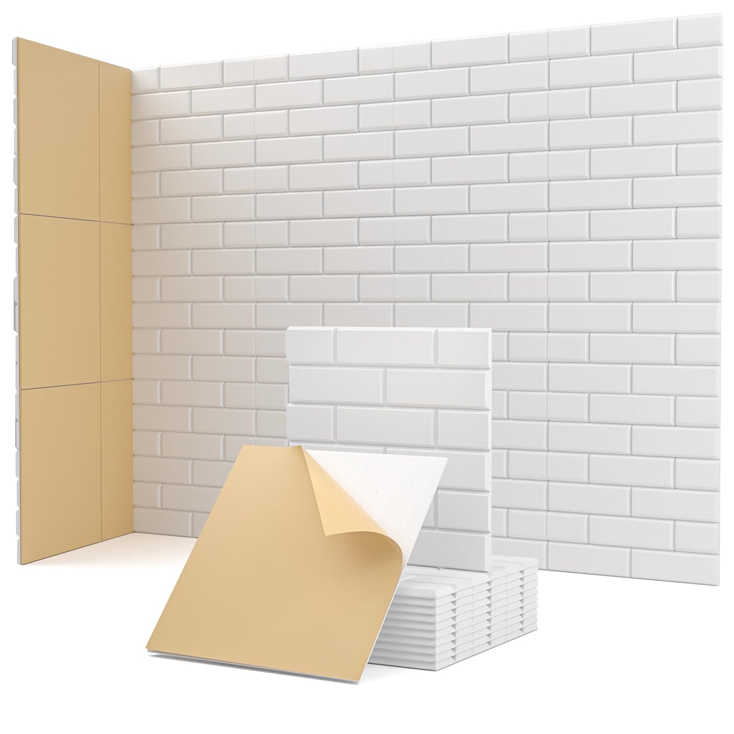 Paneles de Pared Insonorizantes, -�12"�0.4"