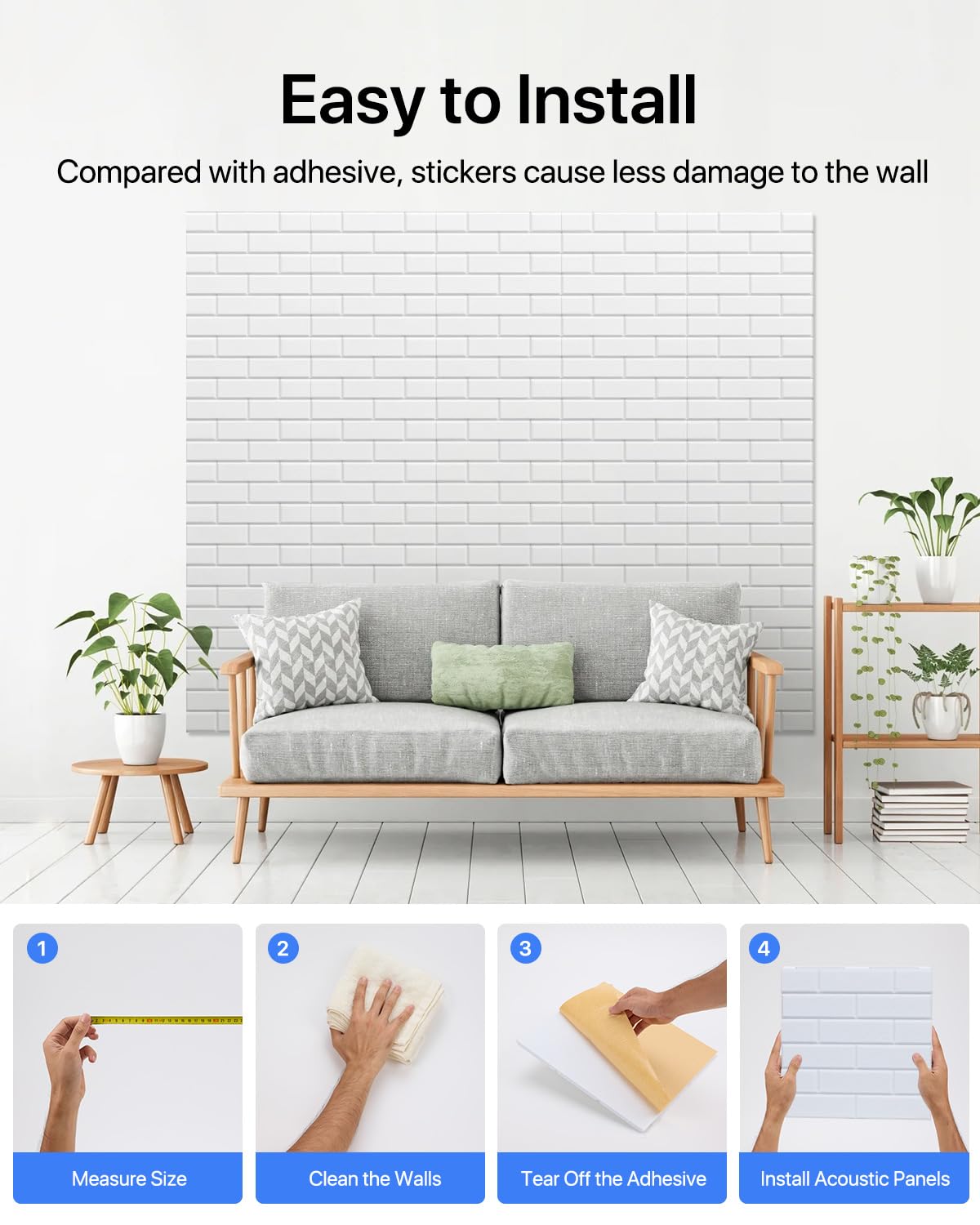 Paneles de Pared Insonorizantes, -�12"�0.4" - Imagen 7