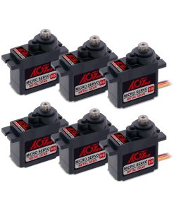 Kit de 6 Servos AGFRC Micro Servo Motor - 2.2KG Metal Gear