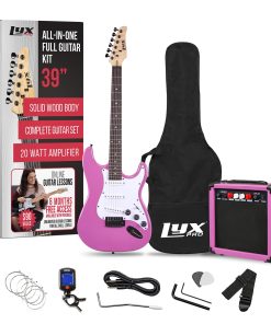 Kit de Guitarra Eléctrica LyxPro de 39 -Púrpura