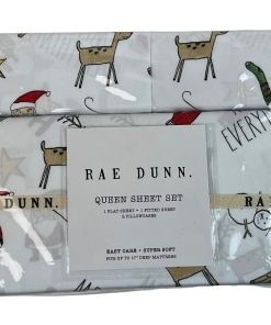 Juego de sábanas de tamaño Queen Rae Dunn by Enchante Merry