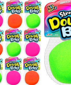 Pelota de Masa Elástica (24 Pelotas) Juguete Anti Estrés