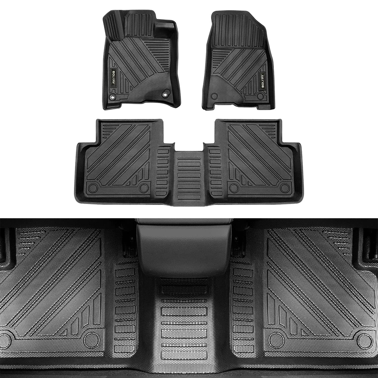 Tapetes para piso WINKTER para Honda 11ª generación Civic