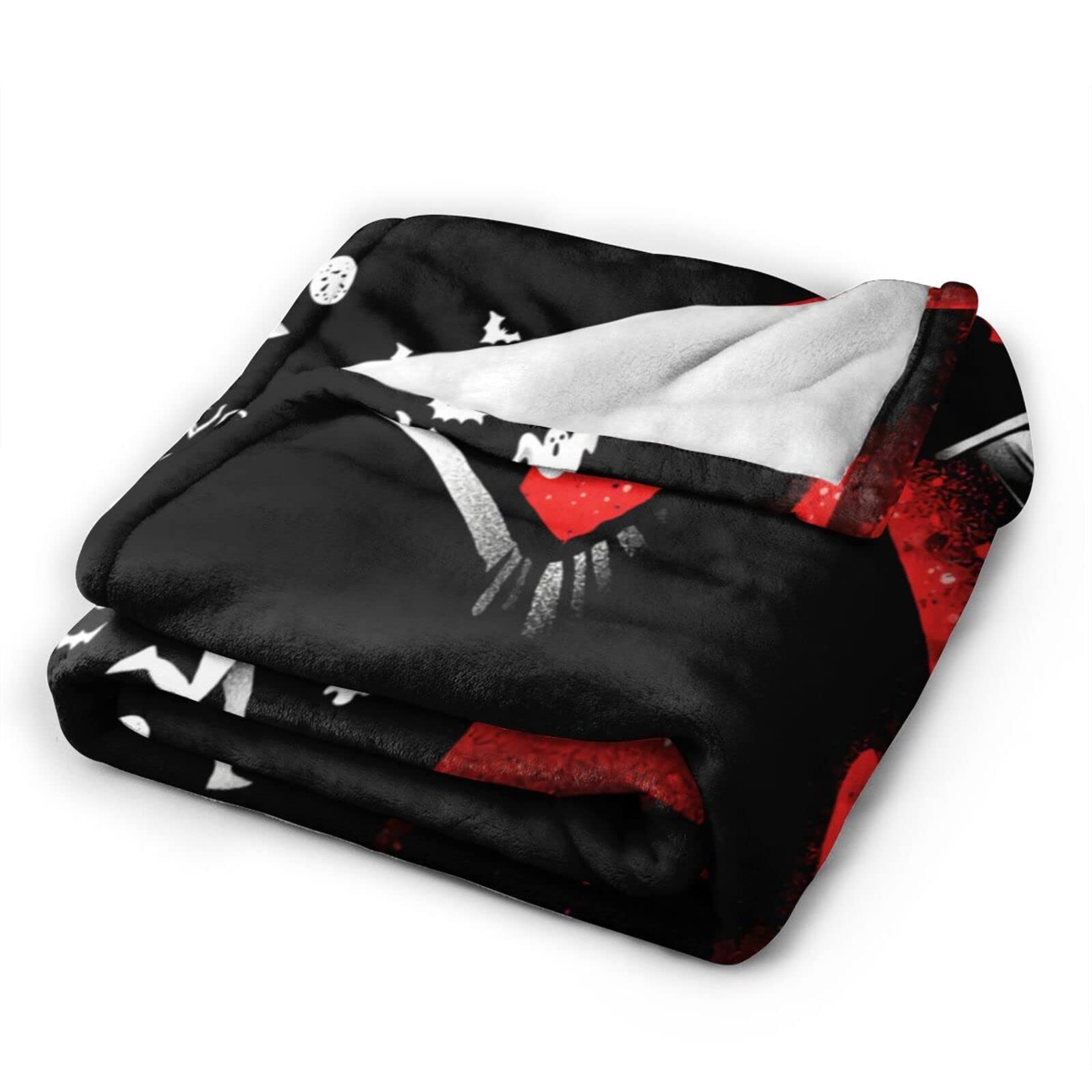 Manta de Película de Terror de Franela de Lana Súper Suave - Imagen 3