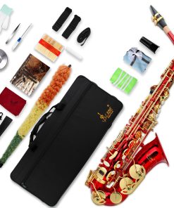 Saxofón Eb Alto SLADE para Principiantes, -Rojo