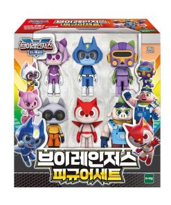 Set de Figuras Mini Force V Rangers de la Serie Minifuerza