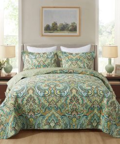 NEWLAKE Juego de Colcha Acolchada de Algodón - Conjunto