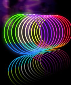 Paquete de 100 Collares Lumínicos Glow Fever 22'' con