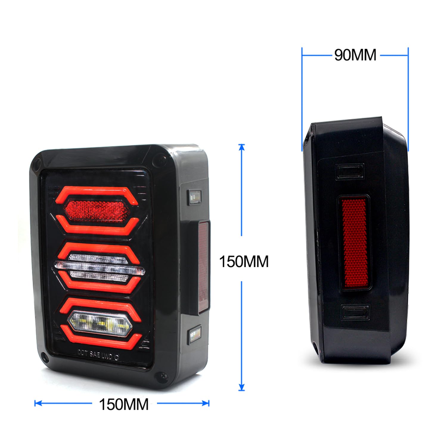 Luces traseras LED RoadandLord Wrangler JK - Compatible con - Imagen 9