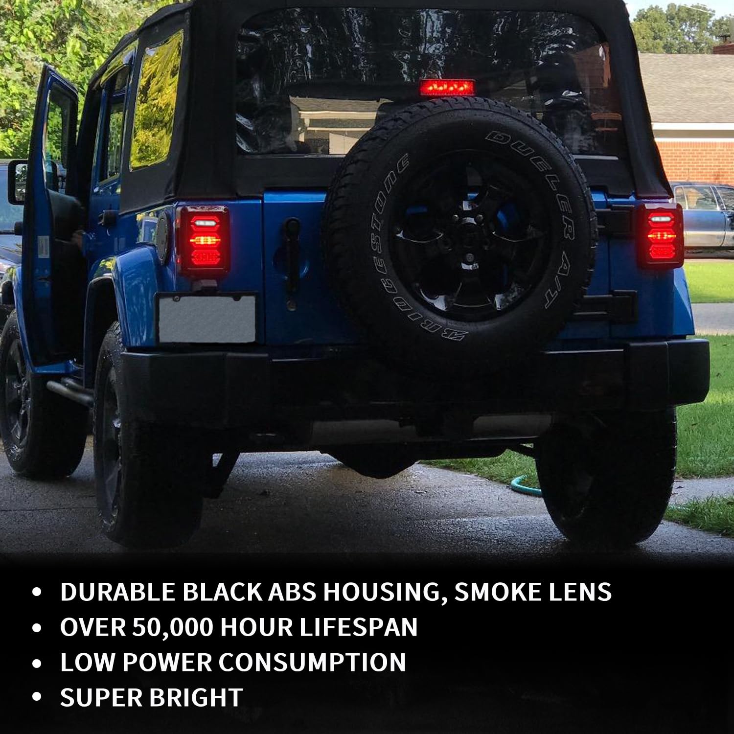 Luces traseras LED RoadandLord Wrangler JK - Compatible con - Imagen 8