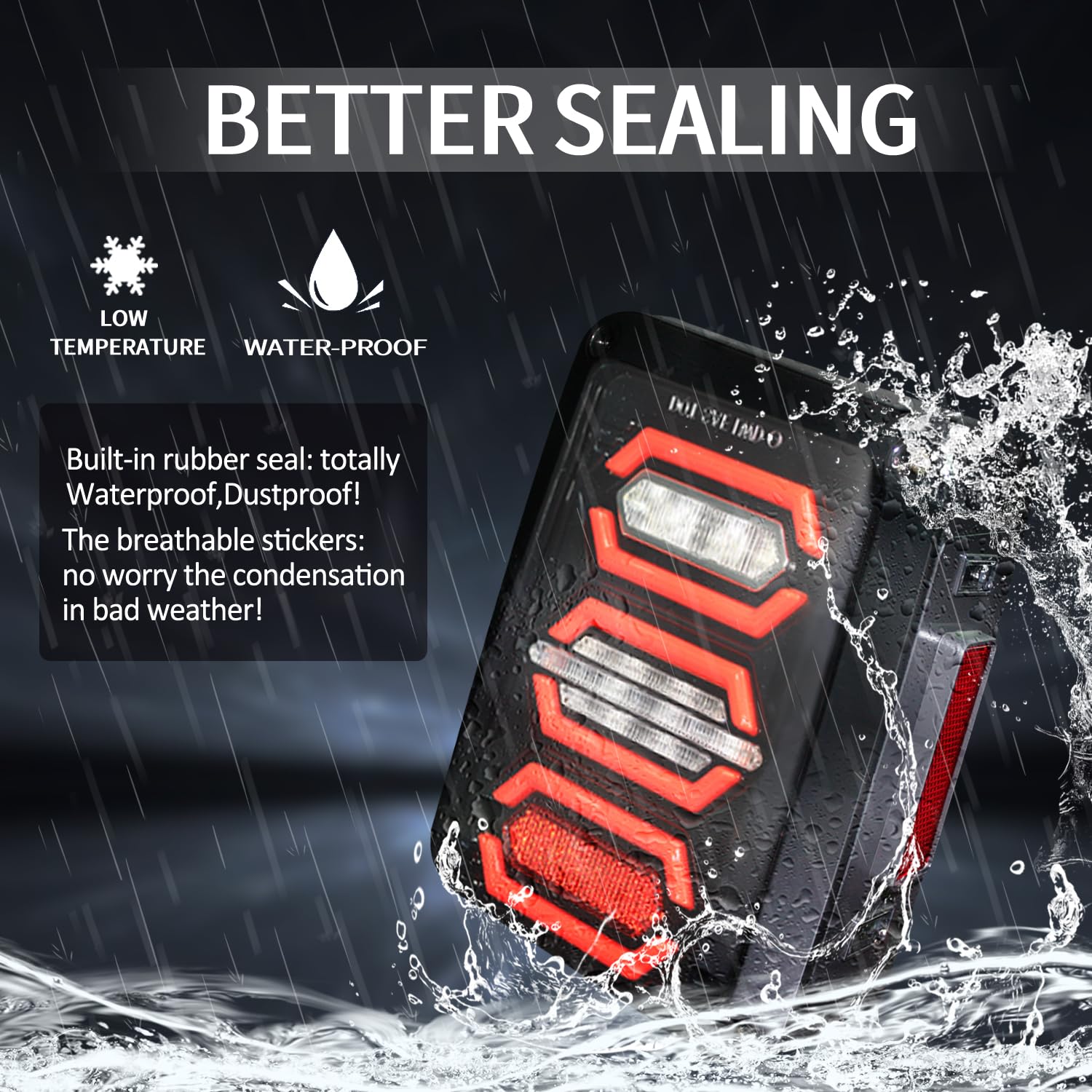 Luces traseras LED RoadandLord Wrangler JK - Compatible con - Imagen 4