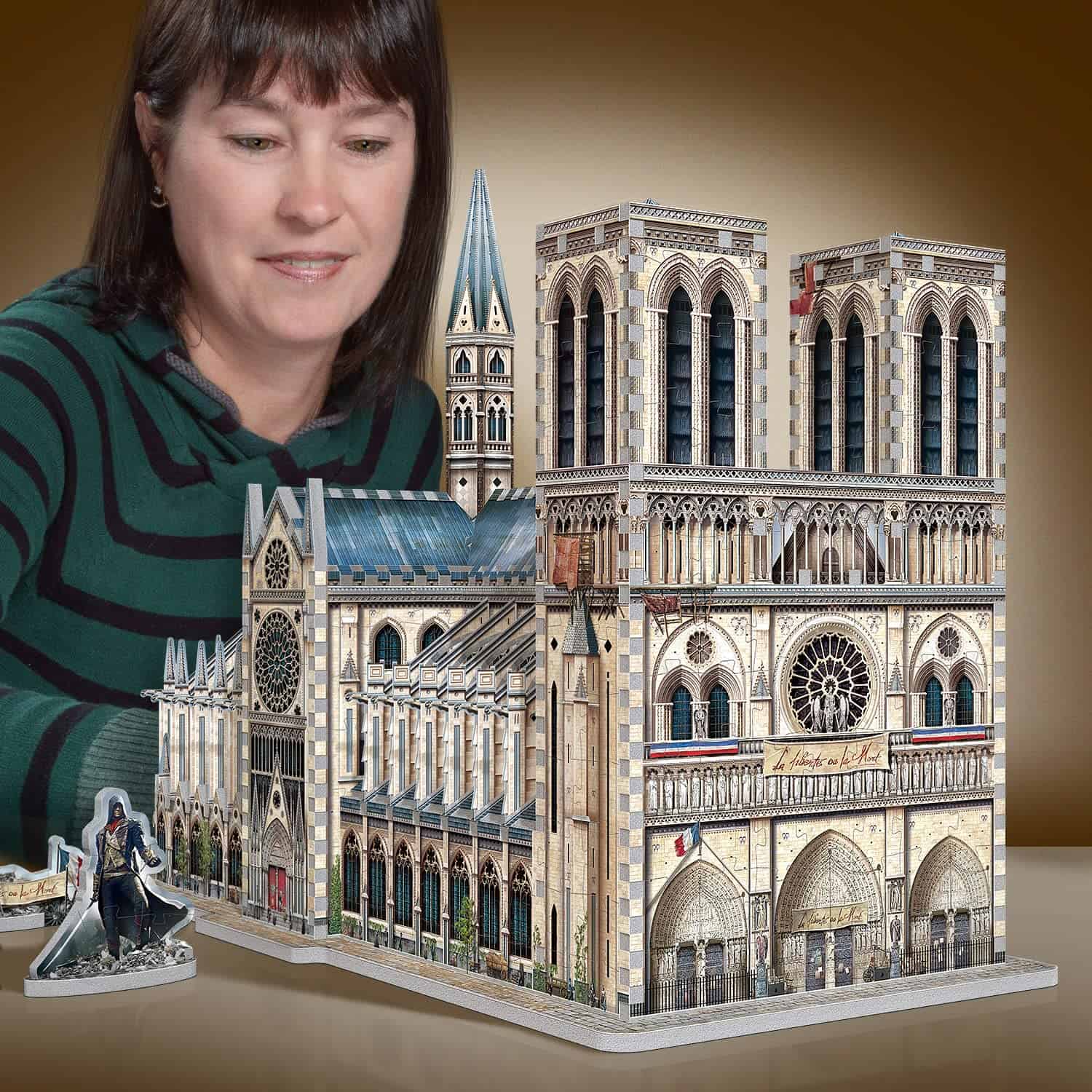 Rompecabezas 3D de Notre-Dame de Assassin's Creed Unity - - Imagen 4