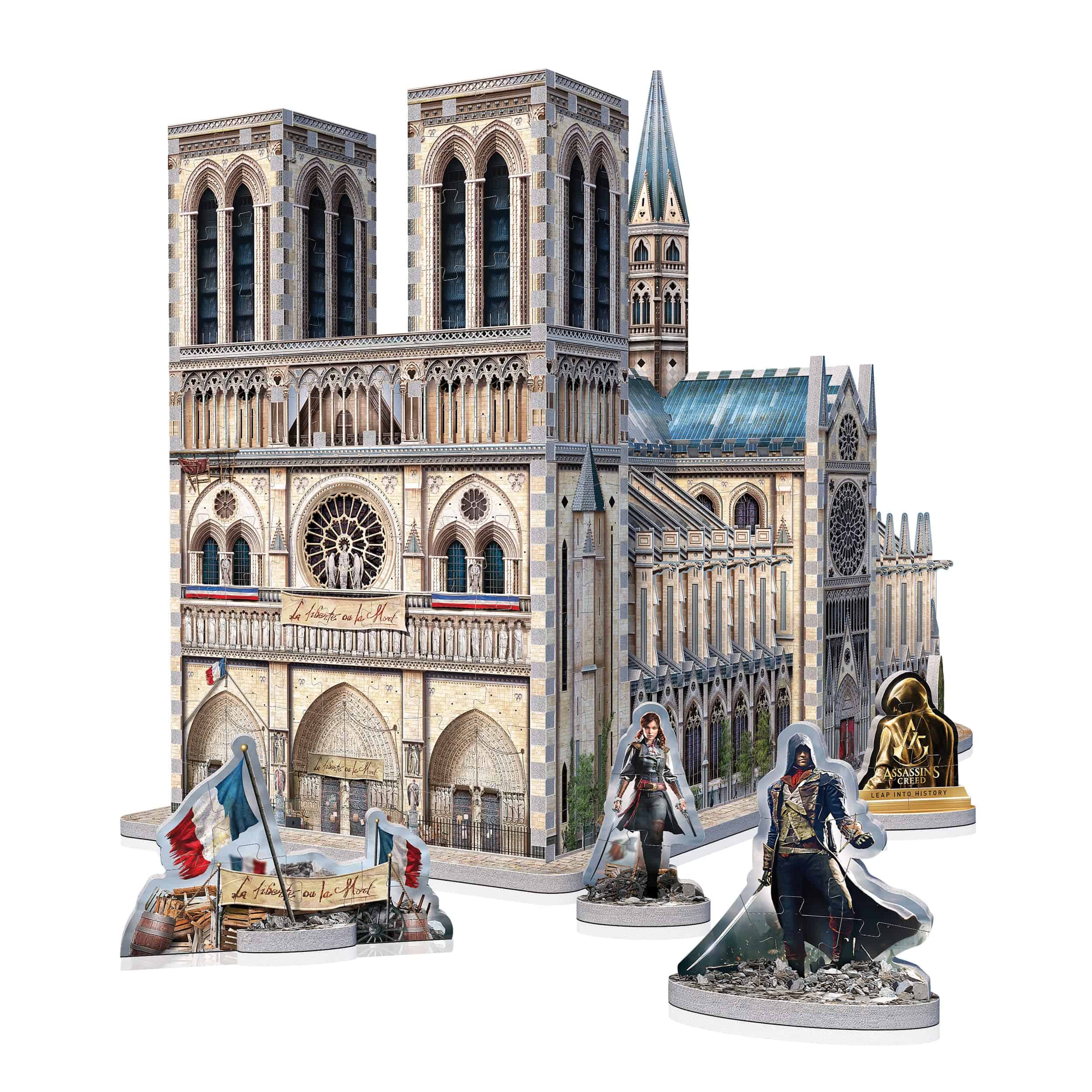 Rompecabezas 3D de Notre-Dame de Assassin's Creed Unity - - Imagen 3