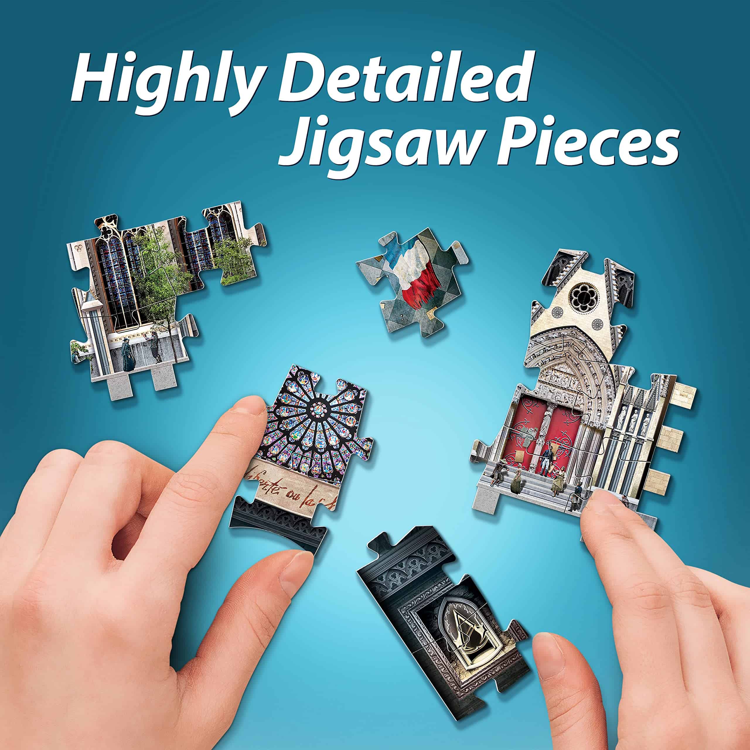 Rompecabezas 3D de Notre-Dame de Assassin's Creed Unity - - Imagen 7