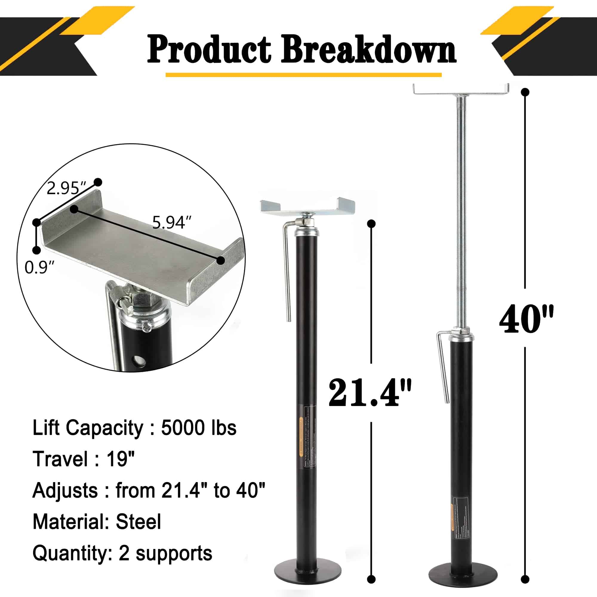 Juegos de Estabilizadores de Soportes Deslizantes para - Imagen 4