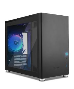 YEYIAN Hussar Micro ATX Gaming PC Case Mini Tower, con