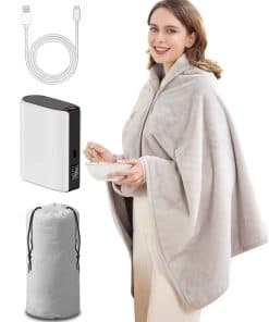 Manta Eléctrica con Batería Recargable Zireot, Chal