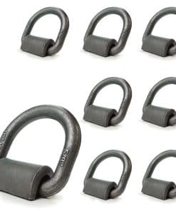 AYMMIC 5/8" Anillo en D Soldado con Clips de Soldadura,