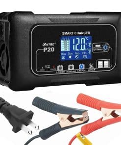 Cargador de batería de litio Dylannet 20Amp, 12V y 24V,