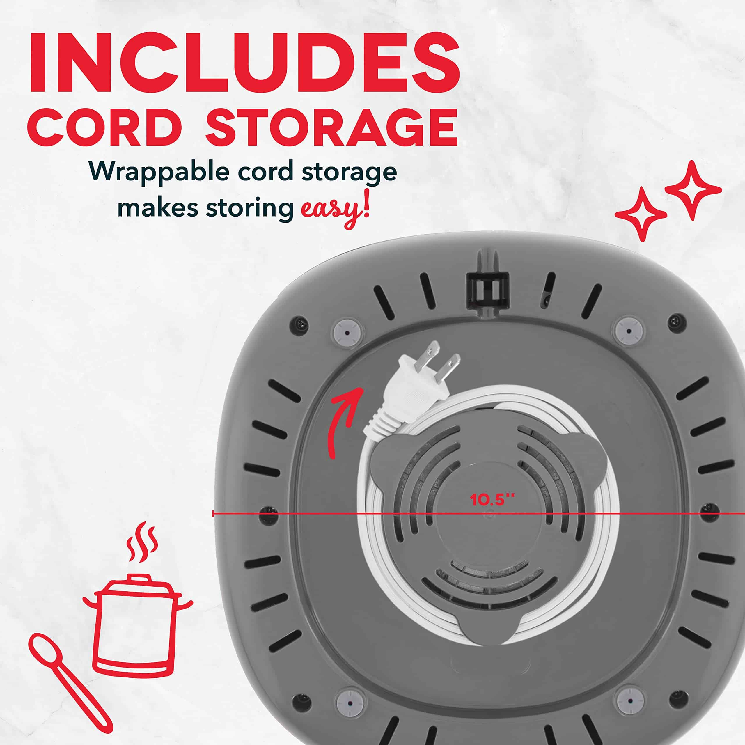 Parrilla eléctrica DASH Everyday con calentamiento - Imagen 7