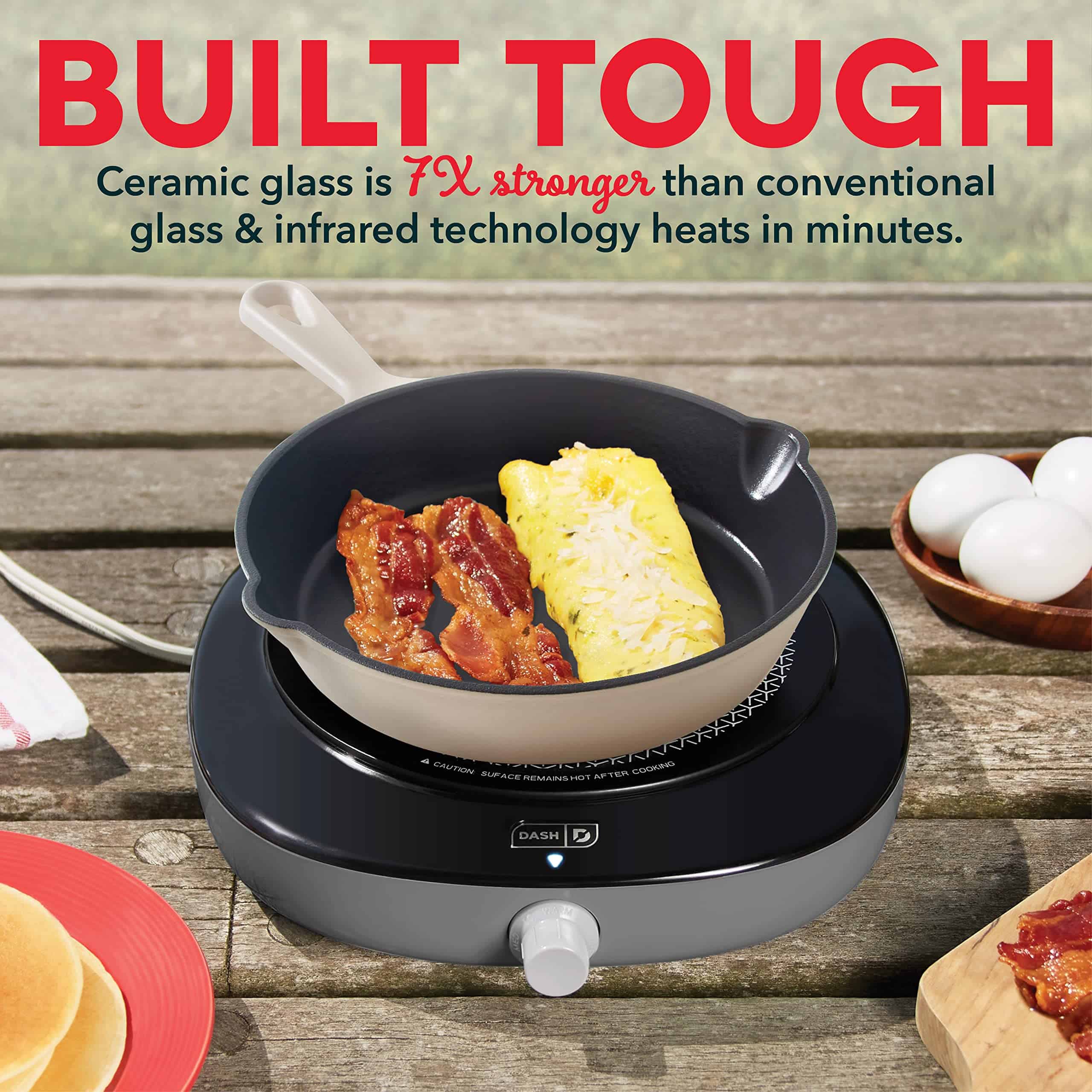 Parrilla eléctrica DASH Everyday con calentamiento - Imagen 5