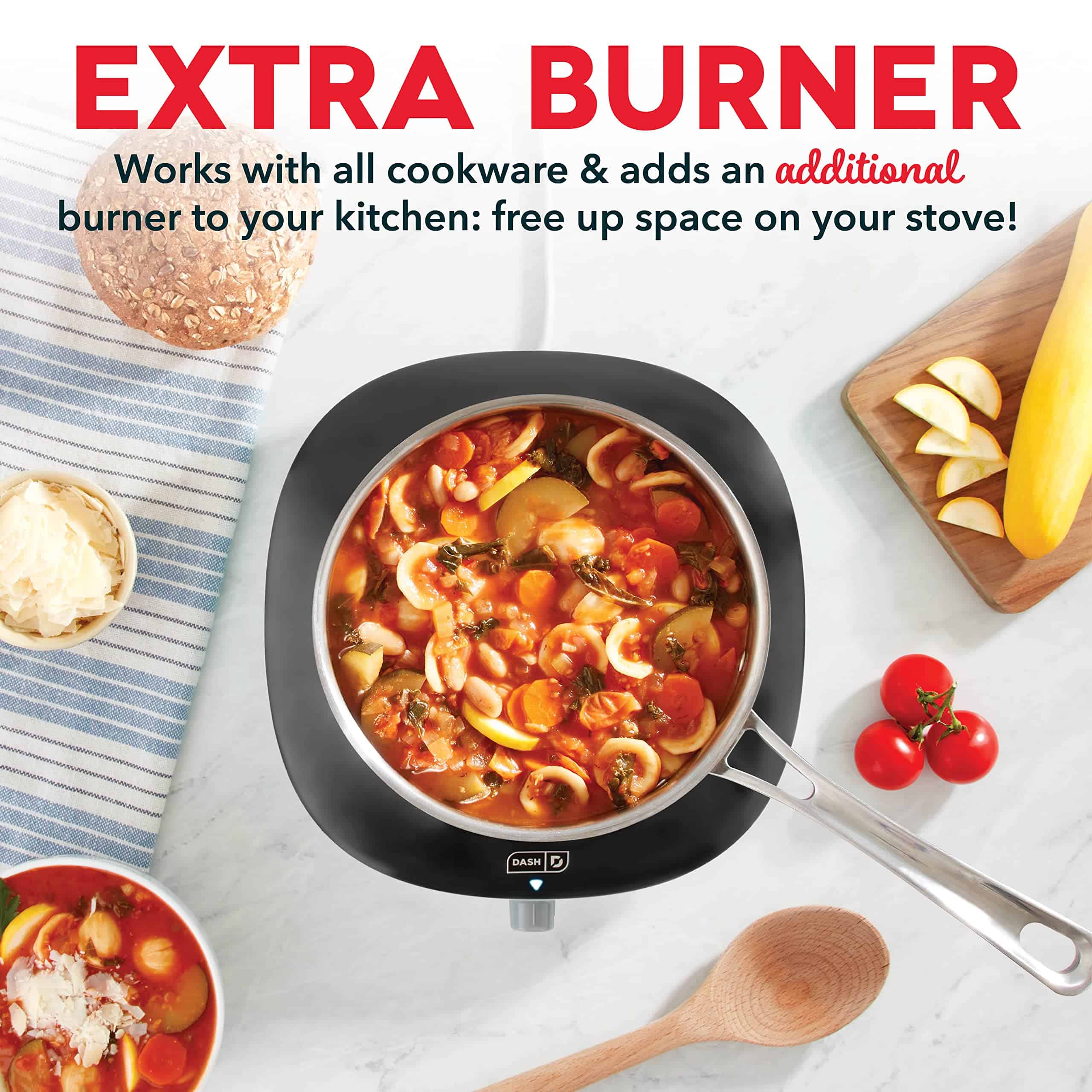 Parrilla eléctrica DASH Everyday con calentamiento - Imagen 3