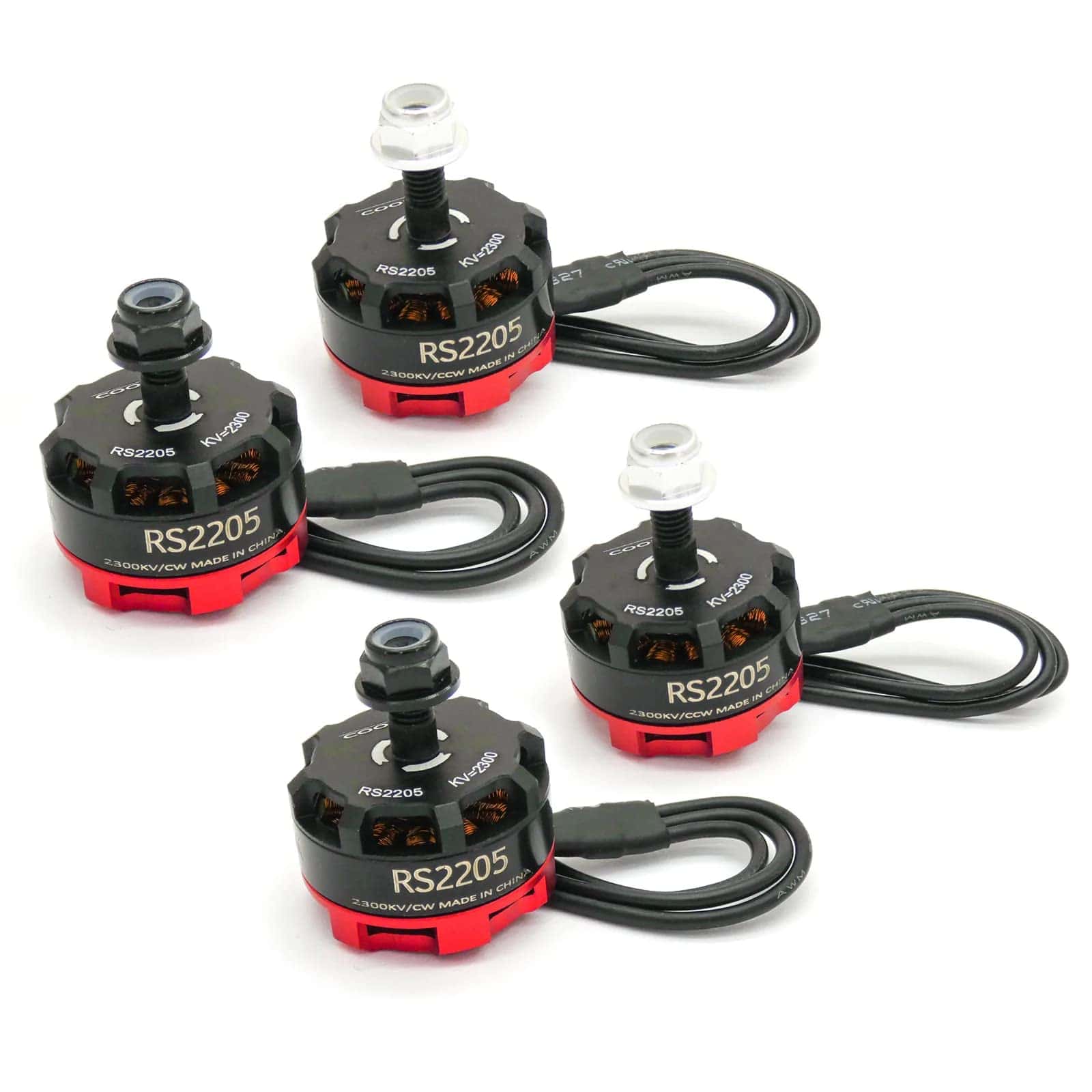 SpeedyFPV 4PCS RS2205 2300kV 3-4S Motores Brushless (2X CW