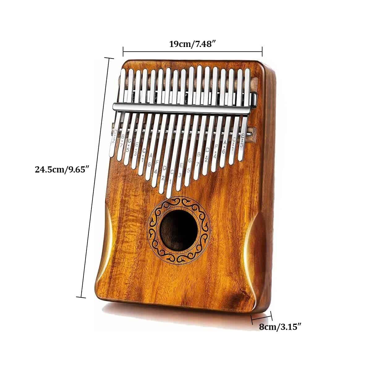 Kalimba AnEssOil 17 Teclas con Funda Protectora Impermeable - Imagen 3