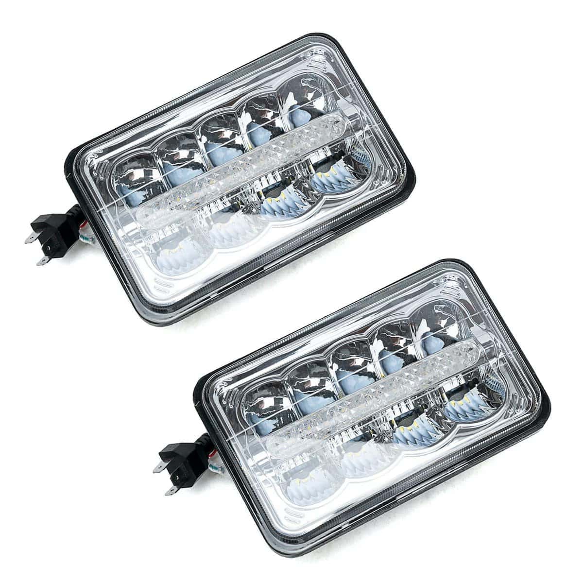 Faros LED Rectangulares LEABON 45w de Alto/Bajo Sellados