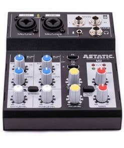 Mezclador de 2 Canales Astatic M2 con Interfaz USB