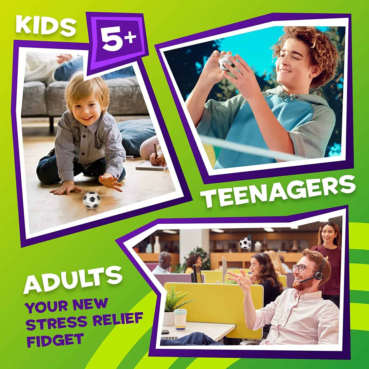 Original ZZZOPA Fidget Balls: ACE, Meteor, Homerun, GOALLL! - Imagen 5