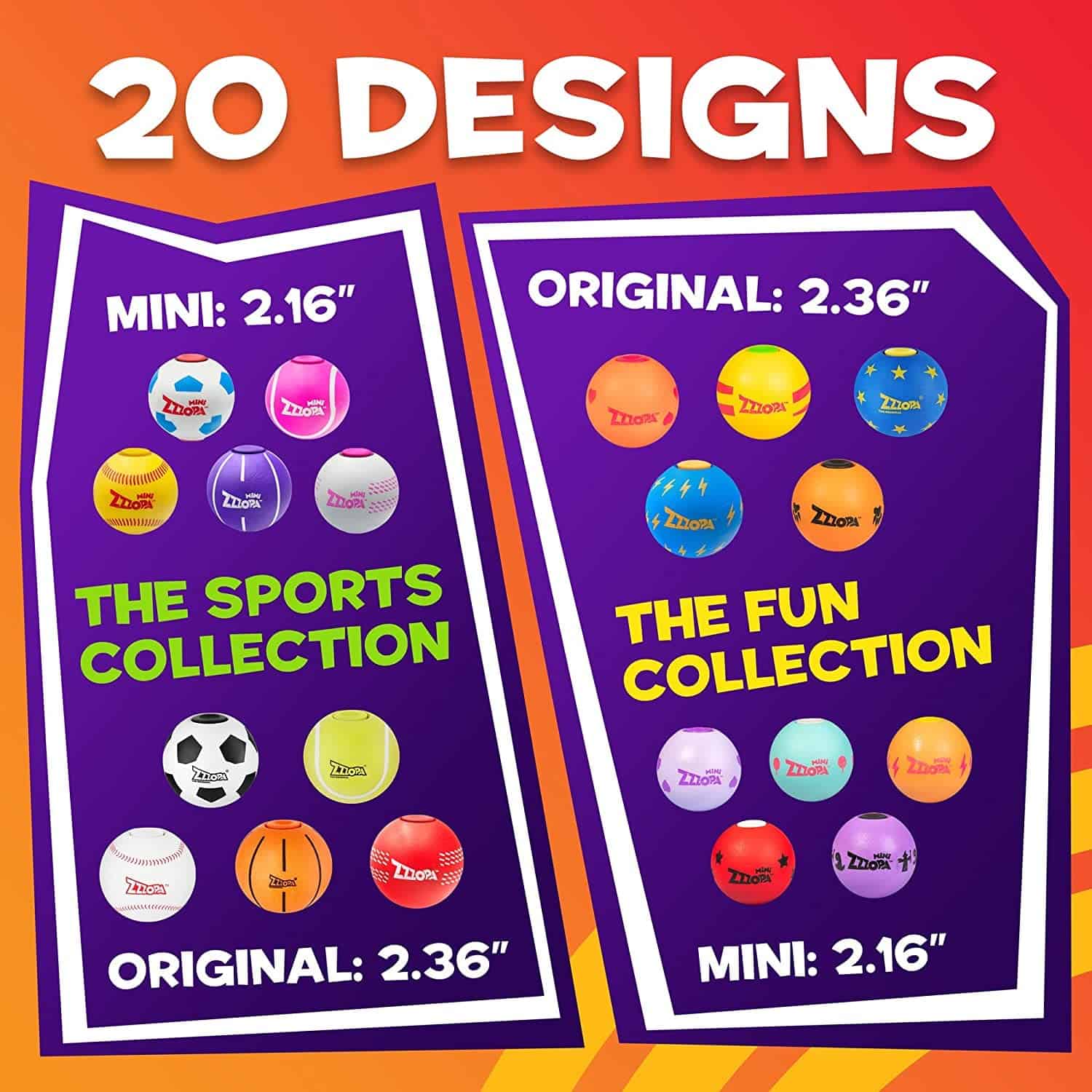 Original ZZZOPA Fidget Balls: ACE, Meteor, Homerun, GOALLL! - Imagen 7