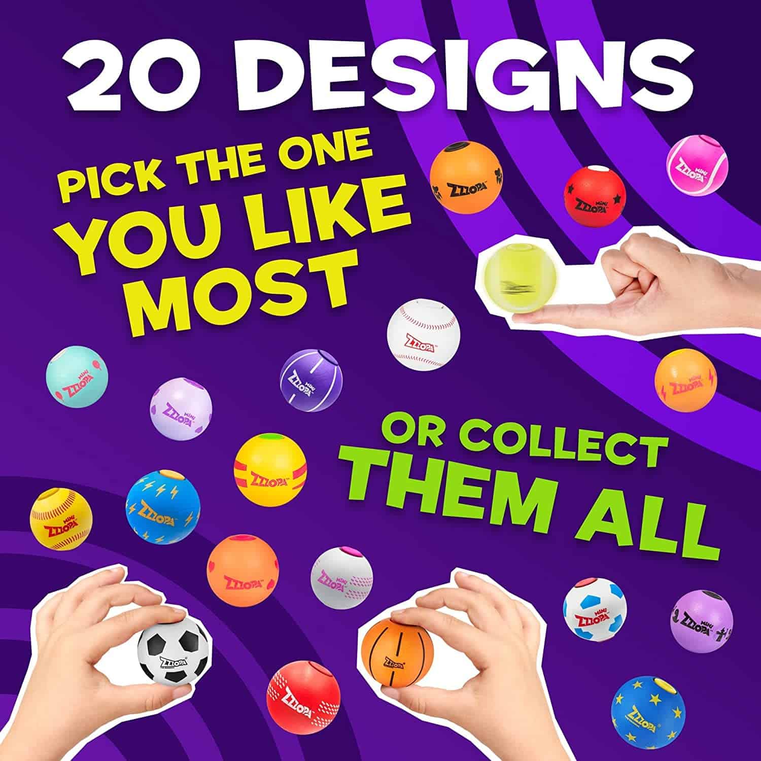 Original ZZZOPA Fidget Balls: ACE, Meteor, Homerun, GOALLL! - Imagen 6