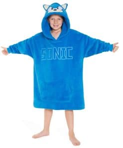 Manta con capucha de forro polar Sonic The Hedgehog para