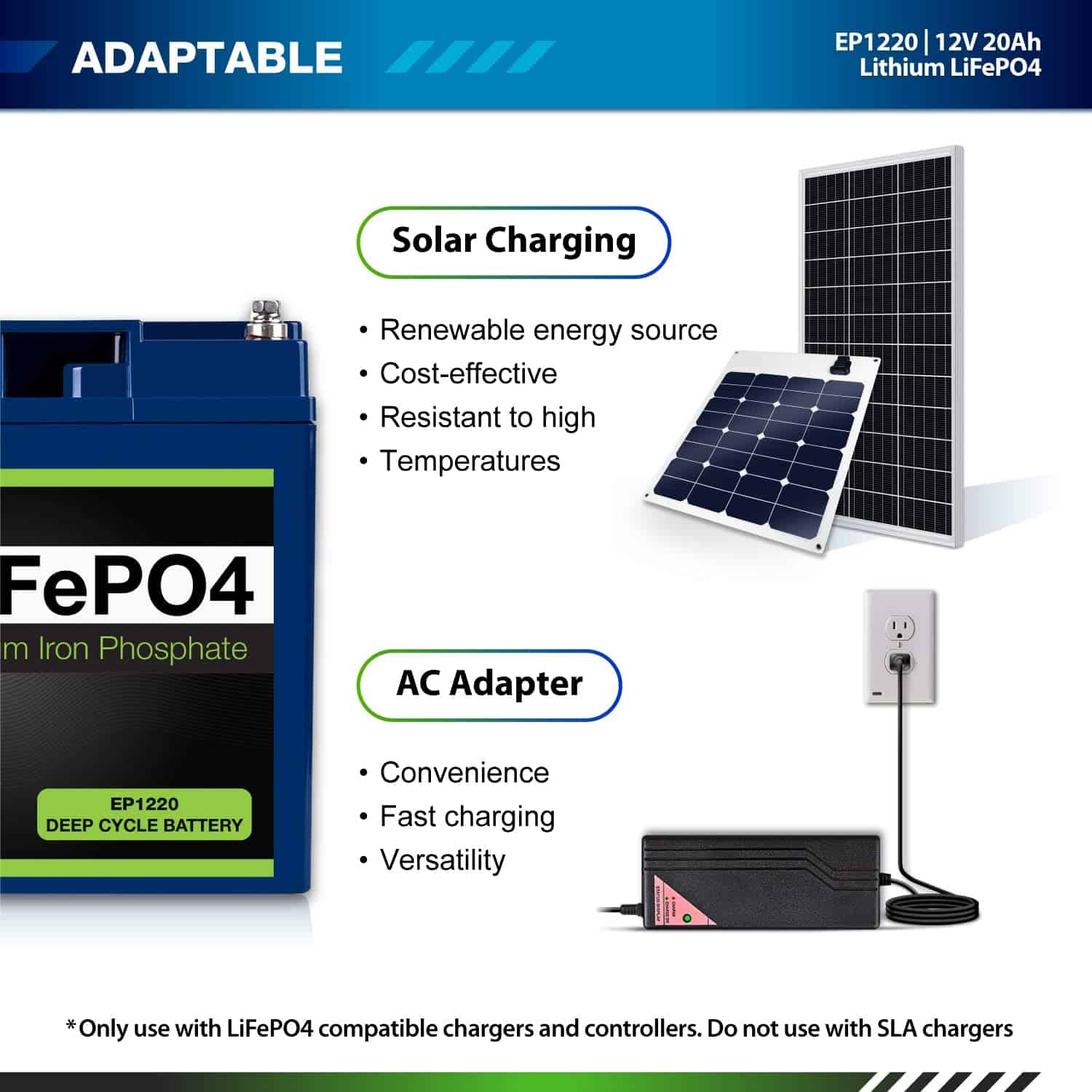 Batería recargable de ciclo profundo de litio LiFePO4 - Imagen 8