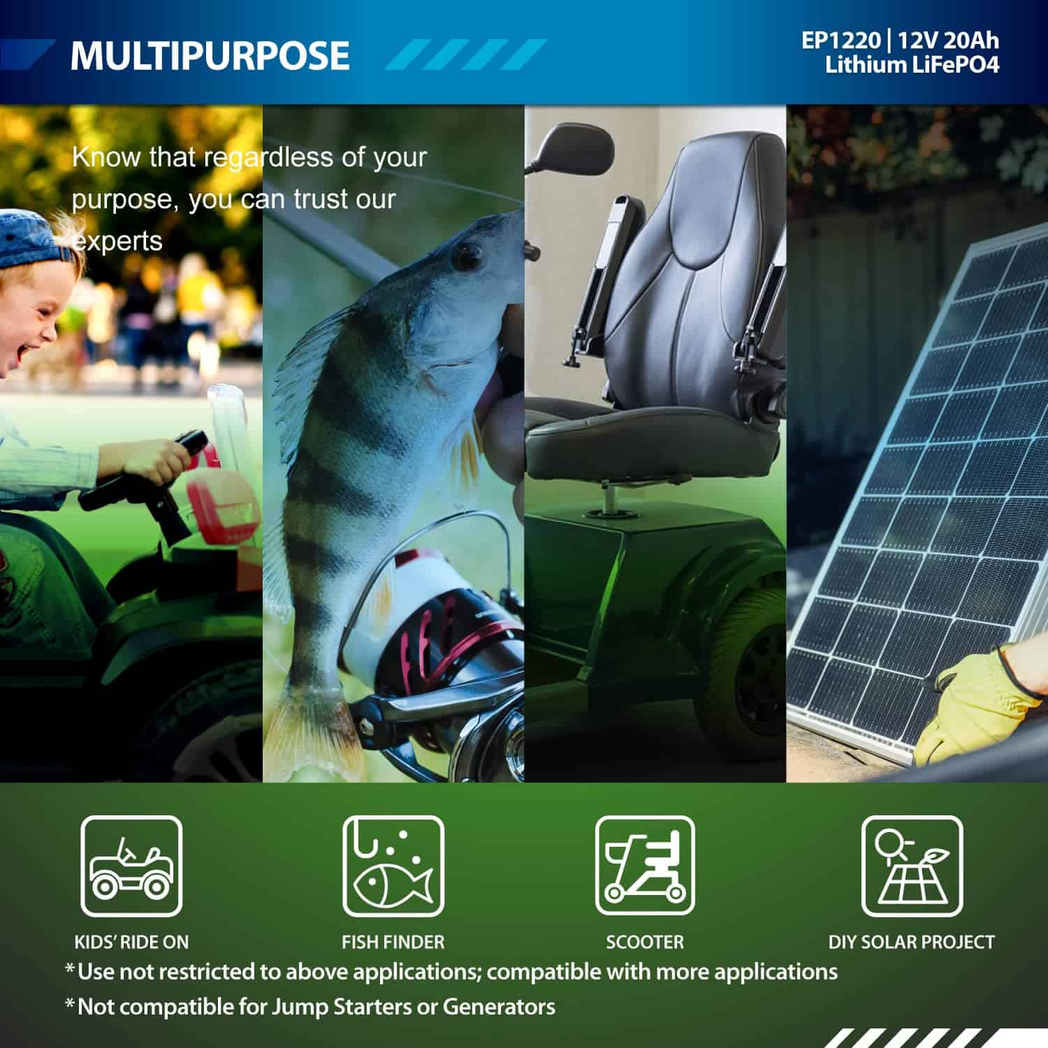 Batería recargable de ciclo profundo de litio LiFePO4 - Imagen 4