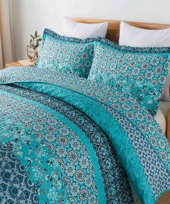 Juego de Edredones HoneiLife Tamaño Queen - 3 Piezas de