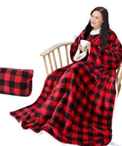 Manta portátil con mangas Catalonia Sherpa para mujer y