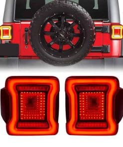 LED Rojo Lente Túnel Luz Trasera Compatible con Jeep