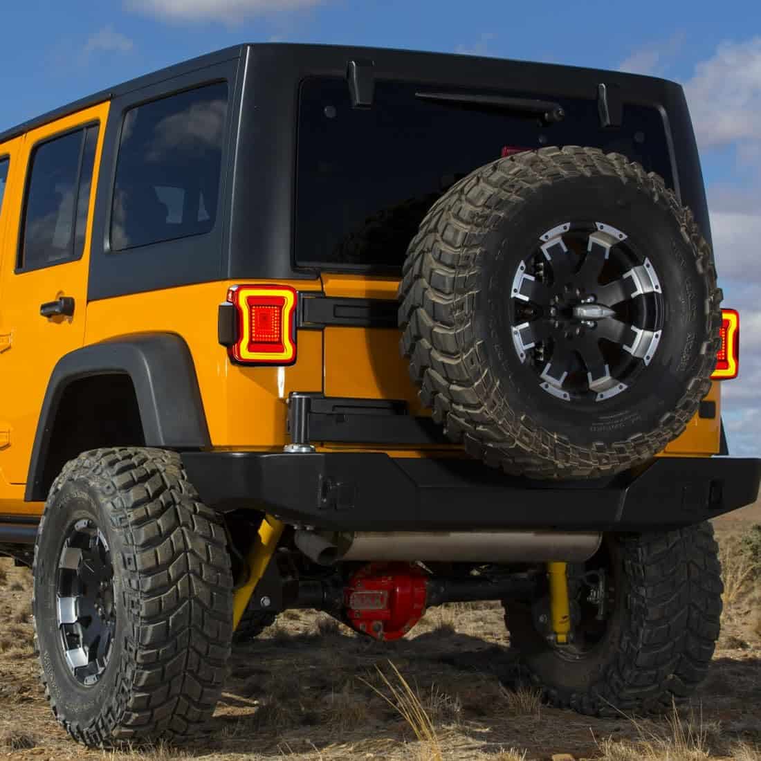 LED Rojo Lente Túnel Luz Trasera Compatible con Jeep - Imagen 8